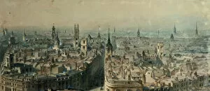Images Dated 20th July 2006: View of London from Monument looking North, 1848