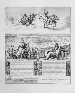 View of London, published 1647 (engraving) (facsimile copy) (detail) View of London, published 1647 (engraving) (facsimile copy) (detail)