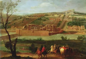 View of the Marly Machine and the Aqueduct at Louveciennes, 1722 (oil on canvas) View of the Marly Machine and the Aqueduct at Louveciennes, 1722 (oil on canvas)