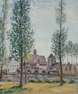 View of Moret sur Loing through the Trees, 1892 (oil on canvas) View of Moret sur Loing through the Trees, 1892 (oil on canvas)