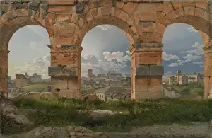 A View through Three of the North-Western Arches of the Third Storey of the Coliseum in A View through Three of the North-Western Arches of the Third Storey of the Coliseum in