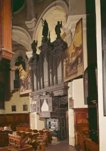 View of the organ in Franziskanerkirche, Vienna, 1643 (mixed media) View of the organ in Franziskanerkirche, Vienna, 1643 (mixed media)