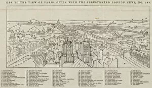 Letoile Gallery: View of Paris, given with The Illustrated London News (engraving)