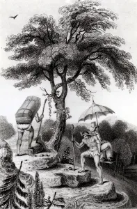 View of the Pass from Quindio, illustration from Travels through the interior View of the Pass from Quindio, illustration from Travels through the interior