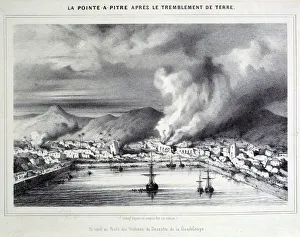 View of Pointe a Pitre (Pointe-a-Pitre) after the earthquake on 8/02/1843 View of Pointe a Pitre (Pointe-a-Pitre) after the earthquake on 8/02/1843