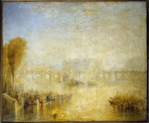 View of the Pont Neuf in Paris in 1819 Painting by Joseph William Turner (1775-1851) View of the Pont Neuf in Paris in 1819 Painting by Joseph William Turner (1775-1851)
