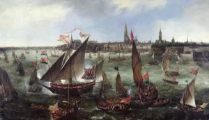 View of the Port of Antwerp during the Celebrations of the Taking of Breda, 1628 View of the Port of Antwerp during the Celebrations of the Taking of Breda, 1628
