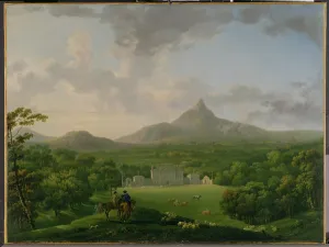 View of Powerscourt, County Wicklow, c.1760-2 (oil on canvas) View of Powerscourt, County Wicklow, c.1760-2 (oil on canvas)