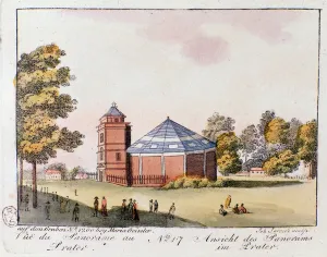 View of the Prater Park in Vienna, 1815 (engraving) View of the Prater Park in Vienna, 1815 (engraving)