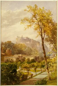 A View of Princes Street Gardens and the National Gallery A View of Princes Street Gardens and the National Gallery