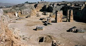 View of the Punic Necropolis of Utica, 12th century BC (photography)