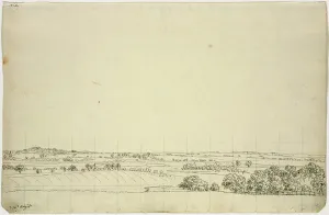 View towards Putbus (pen and pencil on paper) View towards Putbus (pen and pencil on paper)