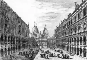 View of San Marco, Venice from the courtyard of the Palazzo Ducale, 1741 (etching) View of San Marco, Venice from the courtyard of the Palazzo Ducale, 1741 (etching)