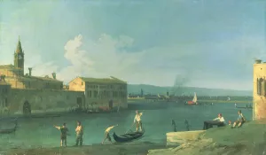 View of San Michele in Isola, Venice (oil on canvas) View of San Michele in Isola, Venice (oil on canvas)