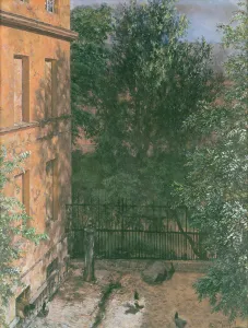 View of a Small Yard (w/c on paper) View of a Small Yard (w/c on paper)