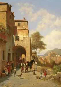 View of Spottorno on the Mediterranean Coast, 19th century View of Spottorno on the Mediterranean Coast, 19th century