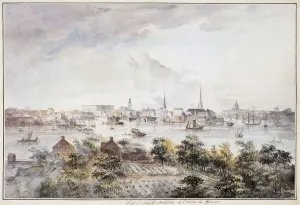 A View of Stockholm from Kungsholmen with the Royal Palace and Storkyrkan, Tyskakyrkan A View of Stockholm from Kungsholmen with the Royal Palace and Storkyrkan, Tyskakyrkan