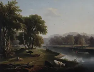 View of the Thames at Twickenham, 1820 (oil on canvas) View of the Thames at Twickenham, 1820 (oil on canvas)
