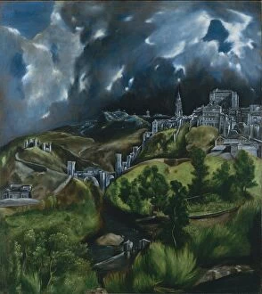 Storm Gallery: View of Toledo, c.1597-99 (oil on canvas)