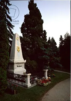 View of the tomb of Ludwig van Beethoven (photography) View of the tomb of Ludwig van Beethoven (photography)