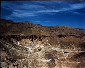 View of the valley of kings, eastern valley of the Nile View of the valley of kings, eastern valley of the Nile