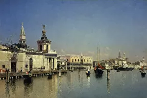 Images Dated 18th May 2011: A View of Venice (oil on canvas on board)