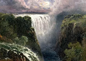 Mosi-oa-Tunya / Victoria Falls Gallery: A View of Victoria Falls (oil on canvas)