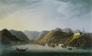 View of the West Side of Porto Ferraio Bay, Elba, engraved by Francis Jukes (1747-1812) View of the West Side of Porto Ferraio Bay, Elba, engraved by Francis Jukes (1747-1812)