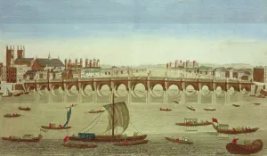 View of Westminster Bridge from the North (etching) View of Westminster Bridge from the North (etching)
