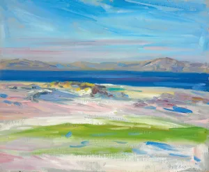 The View of the White Sands, Iona, (oil on canvas-board) The View of the White Sands, Iona, (oil on canvas-board)