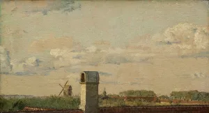 View from a Window in Toldbodvej Looking towards the Citadel in Copenhagen, c. 1833 View from a Window in Toldbodvej Looking towards the Citadel in Copenhagen, c. 1833