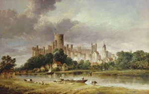 A View of Windsor Castle from the Brocas Meadows, 1856 () A View of Windsor Castle from the Brocas Meadows, 1856 ()