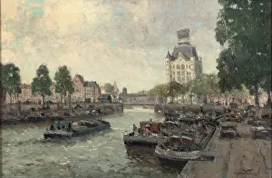 A view of the Witte Huis, Rotterdam (oil on canvas) A view of the Witte Huis, Rotterdam (oil on canvas)