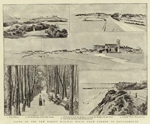 Views on the New Direct Railway Route from London to Bournemouth (engraving) Views on the New Direct Railway Route from London to Bournemouth (engraving)