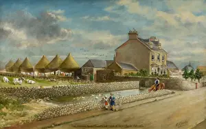 The Village Pond and West Farm, Fulwell (oil on panel) The Village Pond and West Farm, Fulwell (oil on panel)