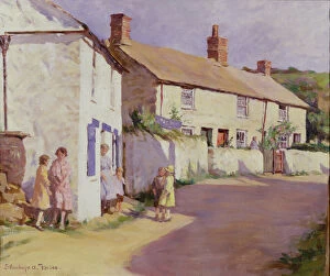 A Village Scene, Newlyn