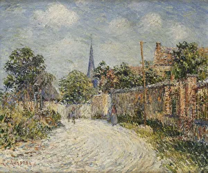 The Village Street; La Rue de Village, (oil on canvas) The Village Street; La Rue de Village, (oil on canvas)