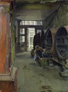 In the Vinegar Factory in Hamburg, 1891 (oil on panel) In the Vinegar Factory in Hamburg, 1891 (oil on panel)