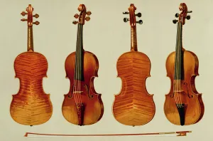 Violins (LtoR): the Alard by Antonio Stradivarius (c Violins (LtoR): the Alard by Antonio Stradivarius (c