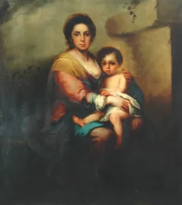 Virgin and child, 18th century (oil on canvas) Virgin and child, 18th century (oil on canvas)
