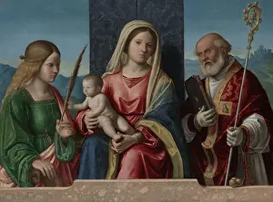 Virgin and Child with Saints Catherine and Nicholas, 1510-17 (oil on canvas) Virgin and Child with Saints Catherine and Nicholas, 1510-17 (oil on canvas)