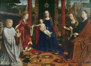 The Virgin and Child with Saints and Donor, 1523 (oil on oak) The Virgin and Child with Saints and Donor, 1523 (oil on oak)