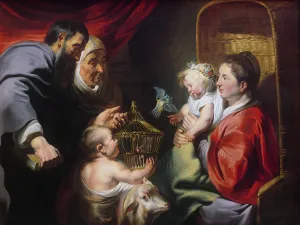 The Virgin and Child with SS Zacharias, Elizabeth and John the Baptist, c The Virgin and Child with SS Zacharias, Elizabeth and John the Baptist, c