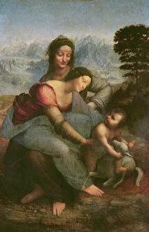 Lamb Gallery: Virgin and Child with St. Anne, c.1510 (oil on panel)