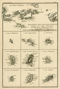 The Virgin Islands, from Atlas de Toutes les Parties Connues du Globe Terrestre' The Virgin Islands, from Atlas de Toutes les Parties Connues du Globe Terrestre'