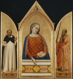 The Virgin Mary with Saints Thomas Aquinas and Paul, c The Virgin Mary with Saints Thomas Aquinas and Paul, c