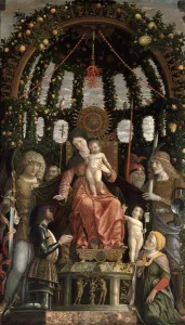 The Virgin of Victory or The Madonna and Child Enthroned with Six Saints and Adored The Virgin of Victory or The Madonna and Child Enthroned with Six Saints and Adored