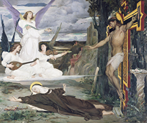 The Vision, Legend of the 14th Century, 1872 (oil on canvas) The Vision, Legend of the 14th Century, 1872 (oil on canvas)