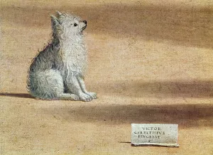 Vision of St. Augustine, detail of the dog, 1502-08 (oil on canvas) Vision of St. Augustine, detail of the dog, 1502-08 (oil on canvas)