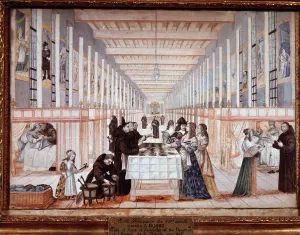Visit of Anne of Austria to the Hospital of the Sisters of Charity Visit of Anne of Austria to the Hospital of the Sisters of Charity